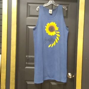 Nice mid length sunflower dress